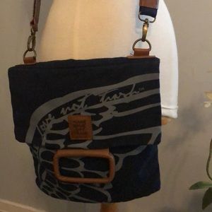 Navy crossbody purse